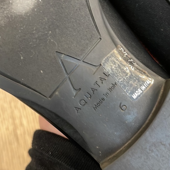 Aquatalia Emmaline Black Leather Loafers - Picture 6 of 7